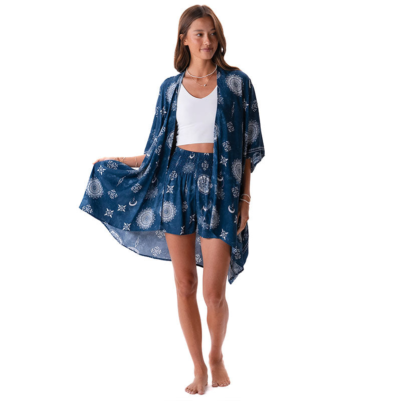 Nova Blue Shorts Lounge Set