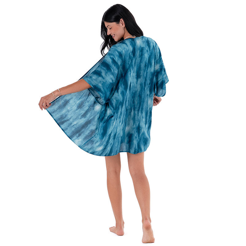 Turquoise Tide Demi Kimono