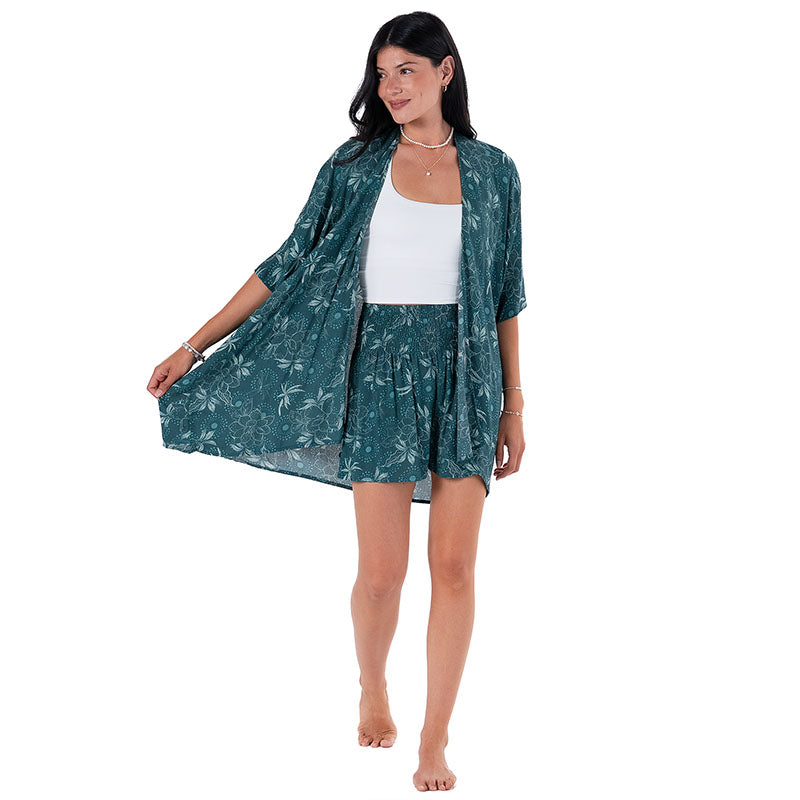 Jade Dahlia Demi Kimono