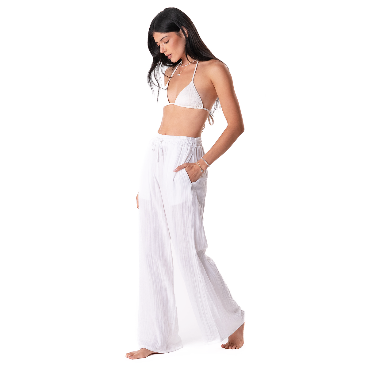 White Cabana Pants