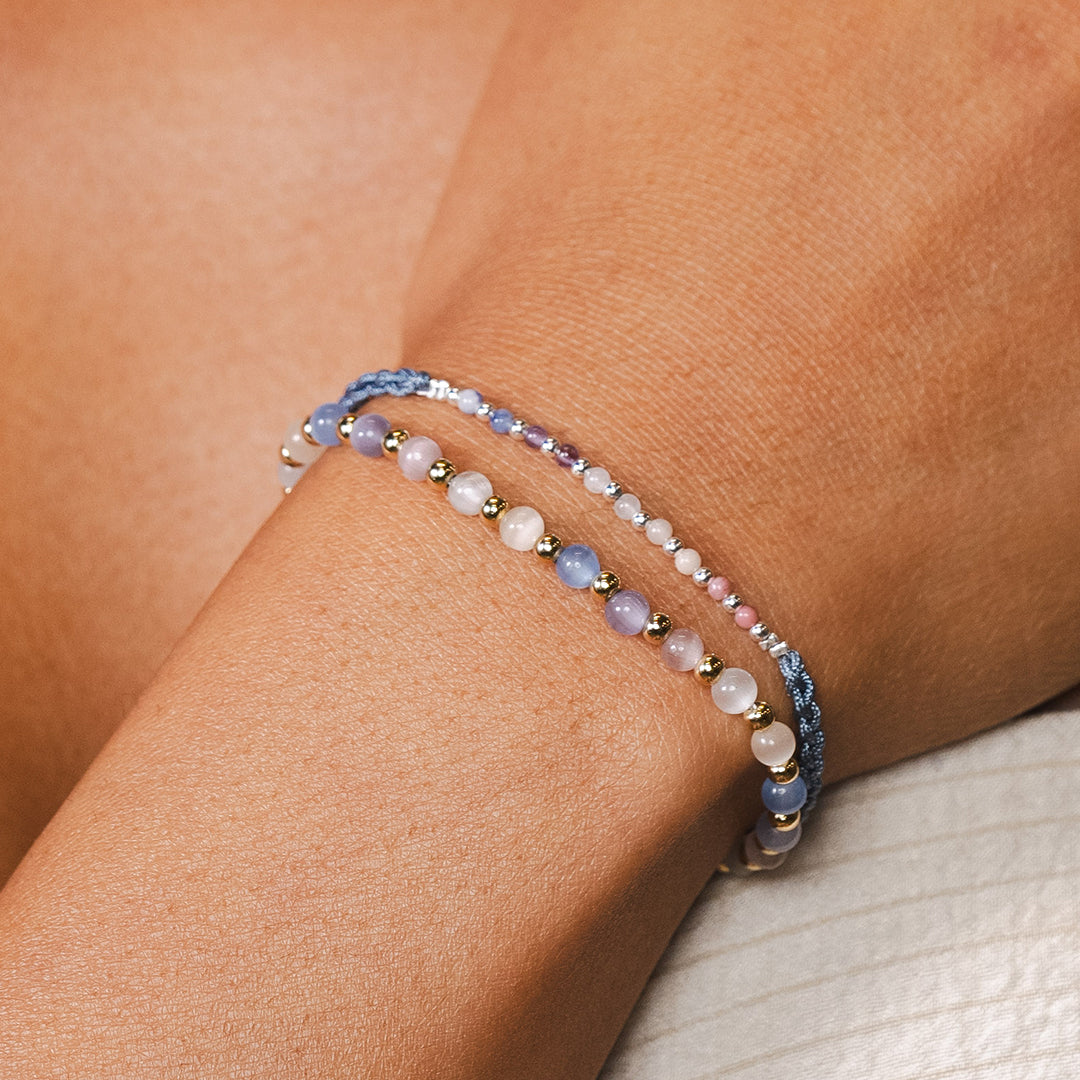 Optimism 4mm + Namaste Bracelet Stack