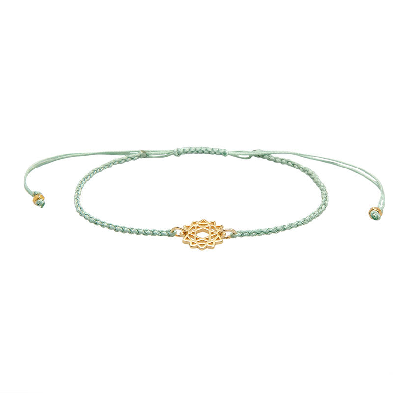 Heart Chakra Braided Bracelet