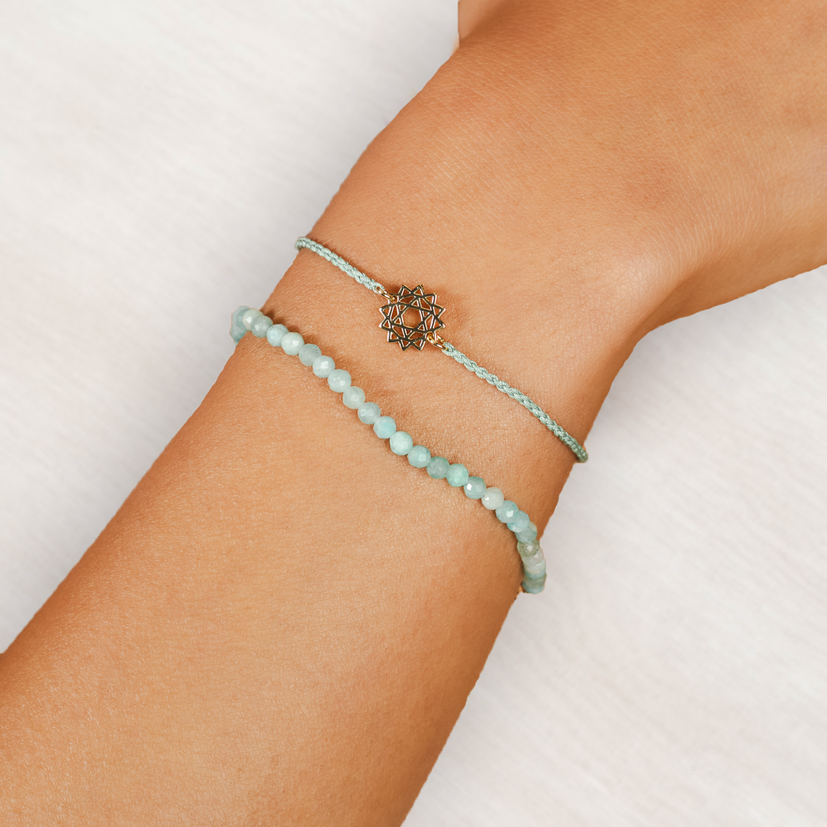 Heart Chakra Braided Bracelet