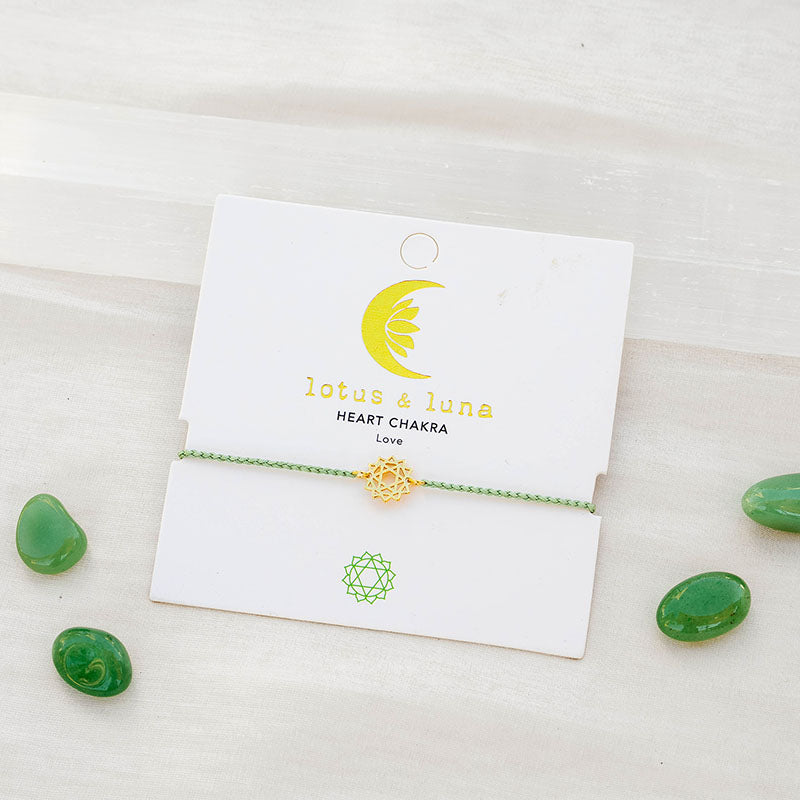 Heart Chakra Braided Bracelet