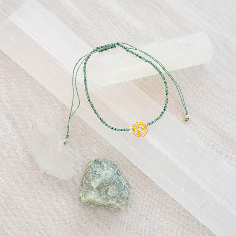 Throat Chakra Braided Bracelet