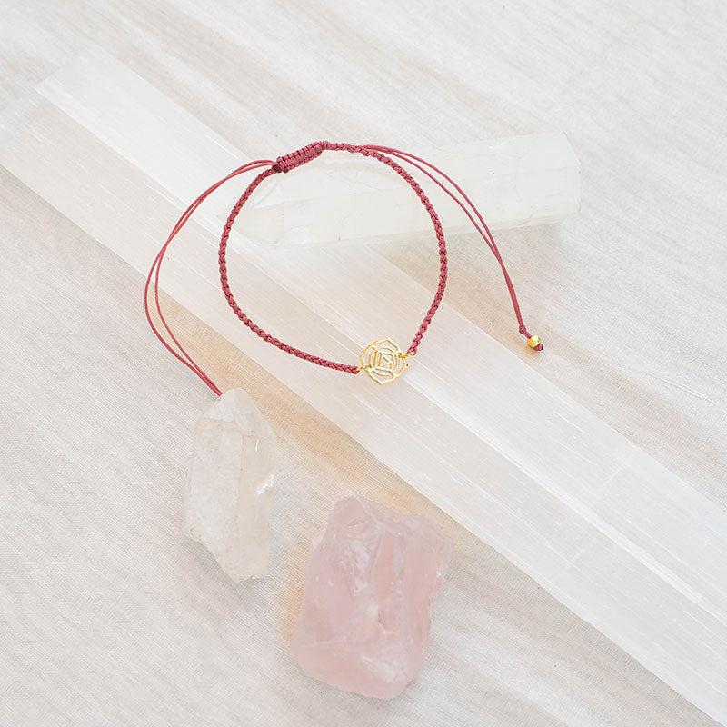 Root Chakra Braided Bracelet
