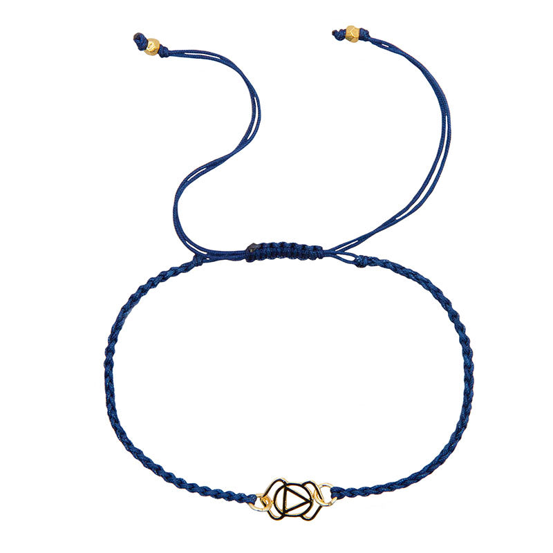 Third Eye Chakra Braided Bracelet
