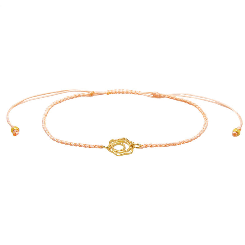Sacral Chakra Braided Bracelet