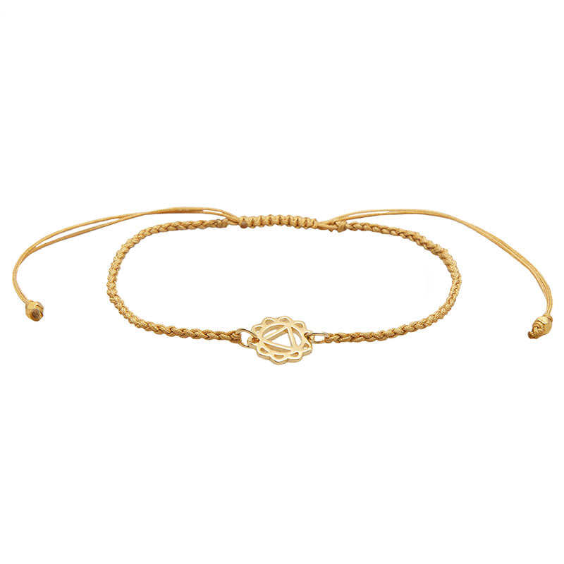 Solar Plexus Chakra Braided Bracelet