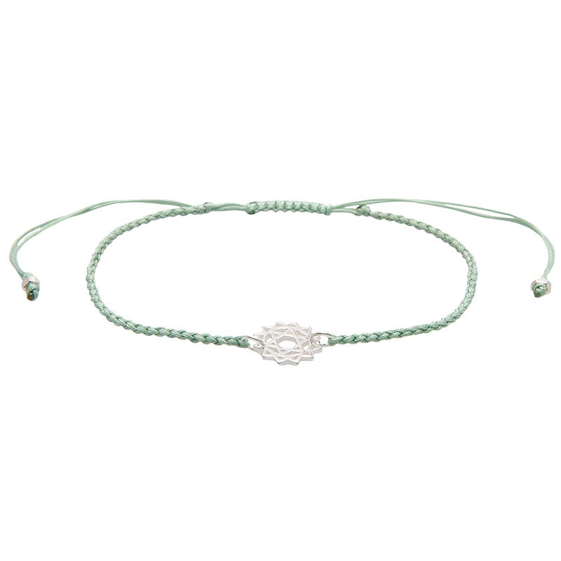 Heart Chakra Braided Bracelet