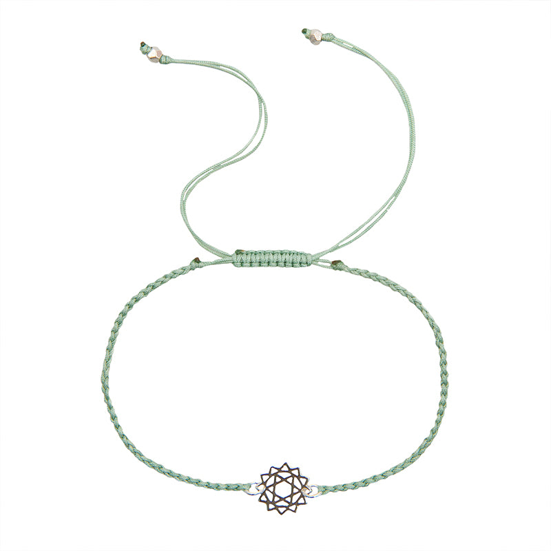 Heart Chakra Braided Bracelet
