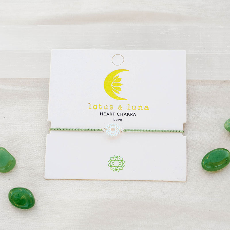 Heart Chakra Braided Bracelet