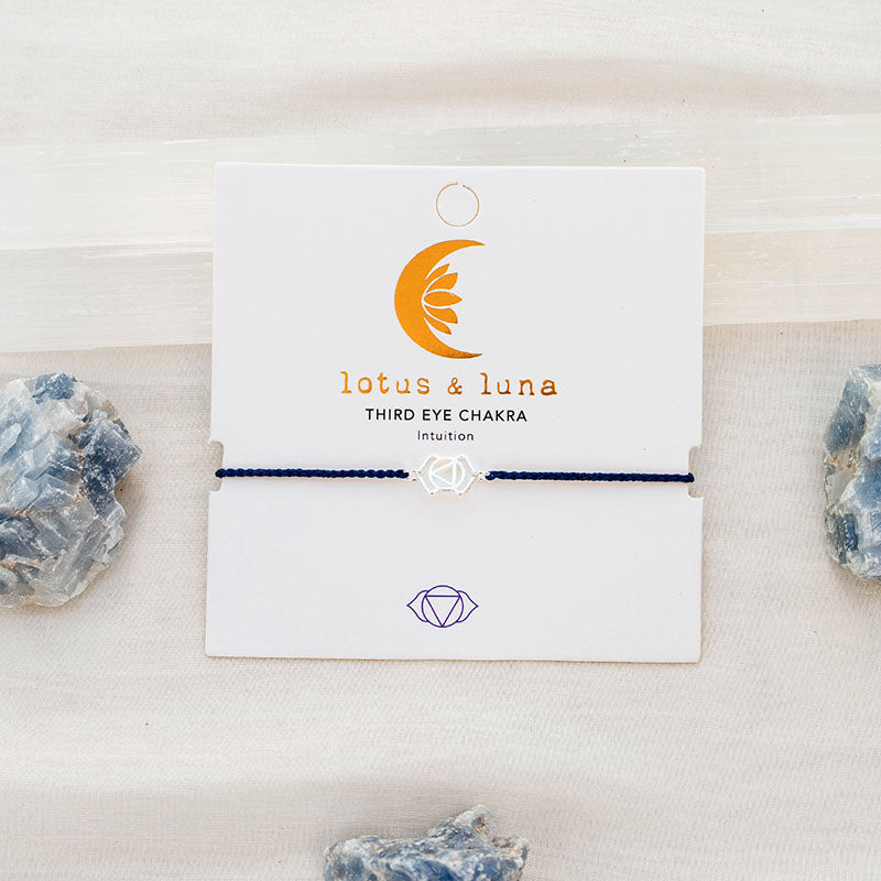Third Eye Chakra Braided Bracelet