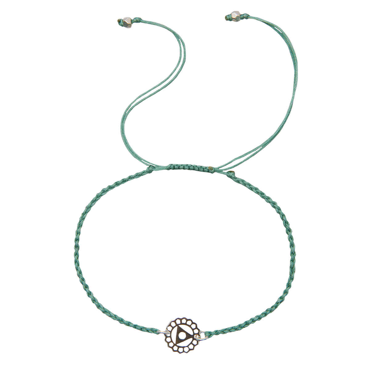 Throat Chakra Braided Bracelet