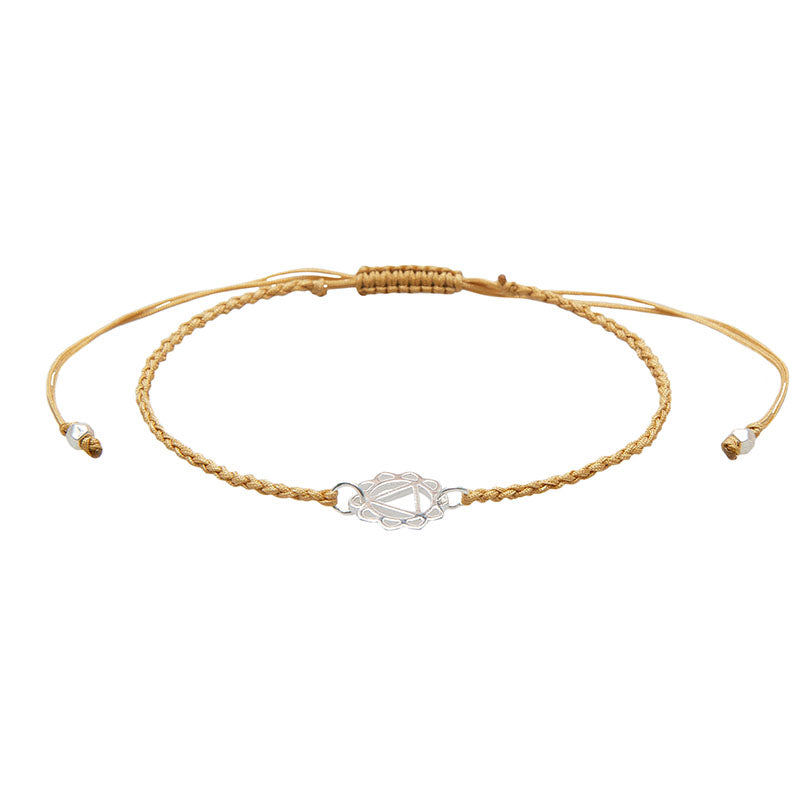 Solar Plexus Chakra Braided Bracelet