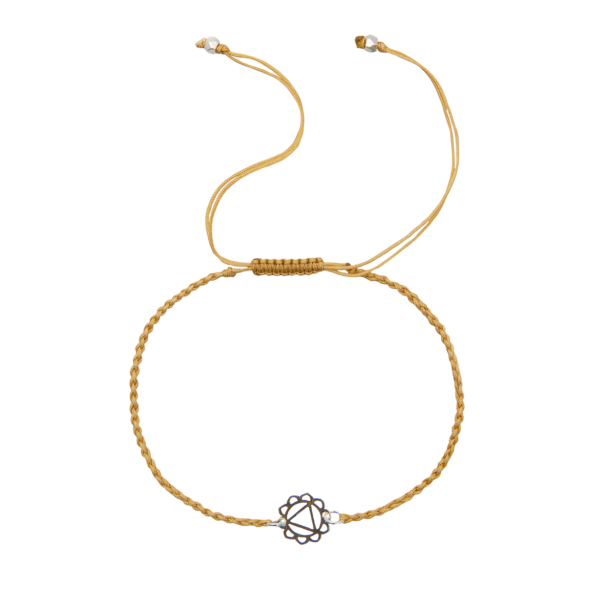 Solar Plexus Chakra Braided Bracelet