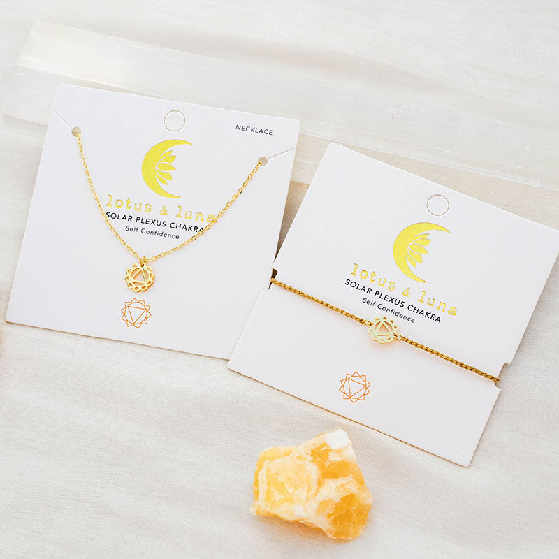 Solar Plexus Chakra Braided Bracelet