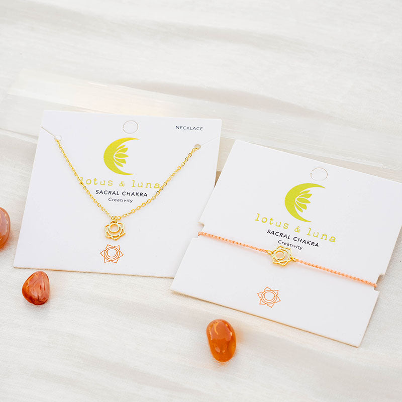 Sacral Chakra Braided Bracelet