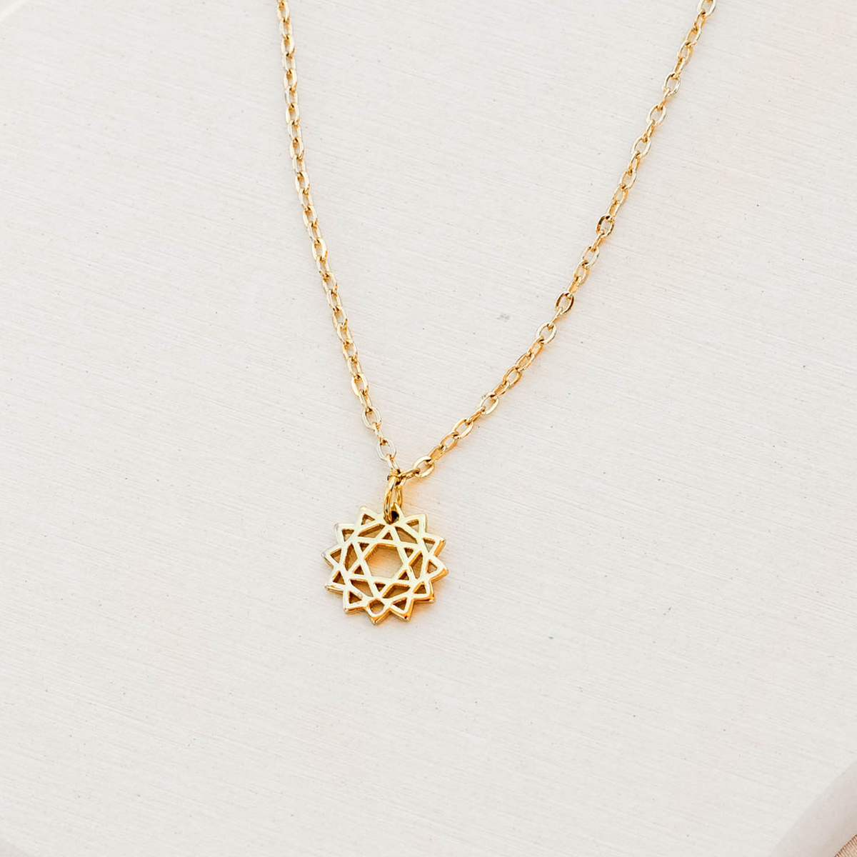 3mm Good Vibes + Heart Chakra Necklace Stack