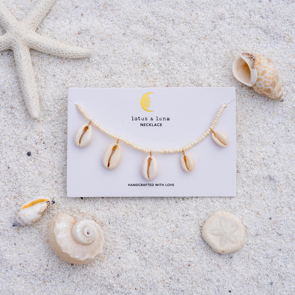 Ocean&#39;s Treasure Island Girl Necklace