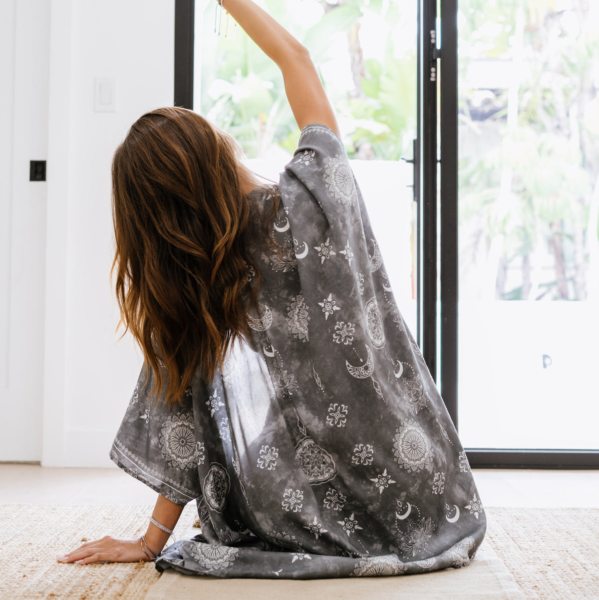 Celestial Grey Kimono