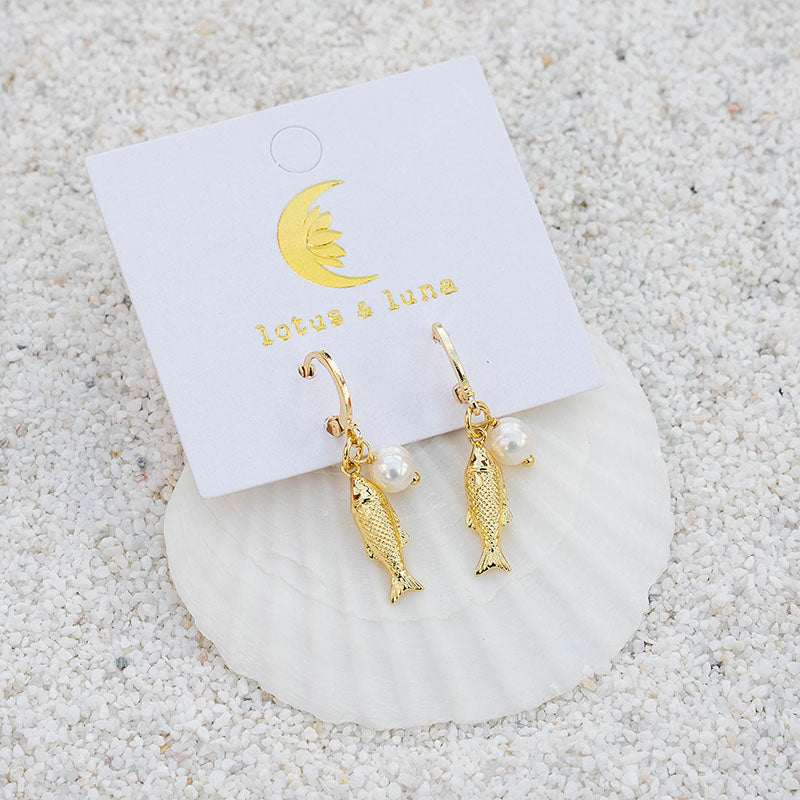 Keep Swimming Earrings