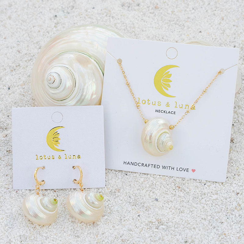 Song of the Sea Gold Shell Necklace
