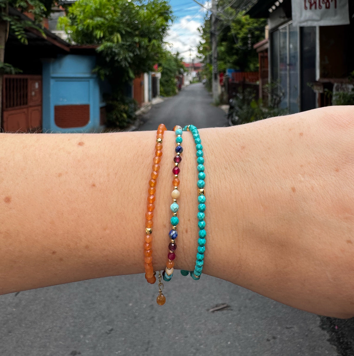 Enlightenment 3mm Metal Accent Bracelet