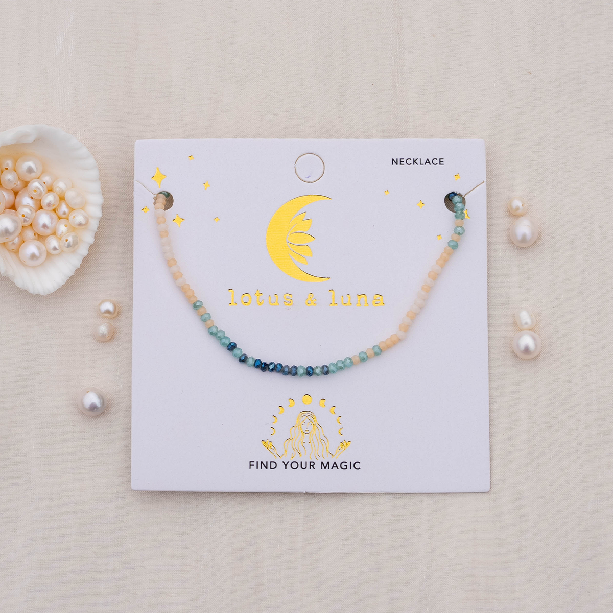 &quot;Find your Magic&quot; Goddess Necklace