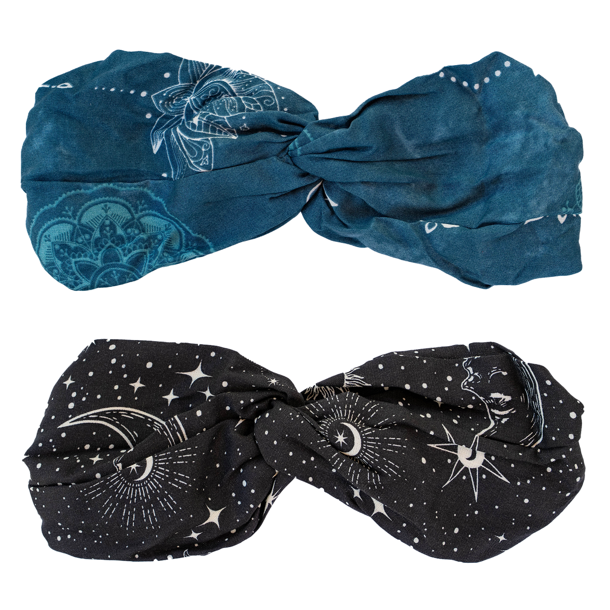 Raven Lotus Moon Headband Bundle