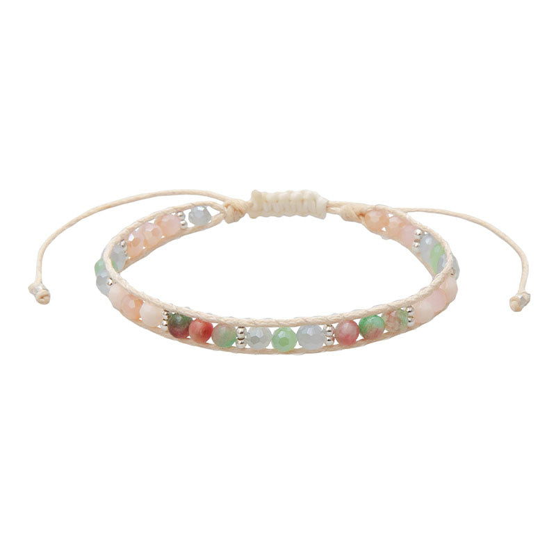 Sugar Plum Bracelet, flat lay