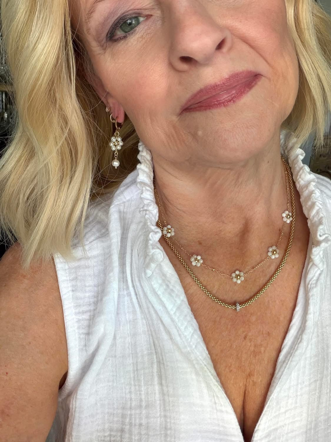 Daisy Charm Necklace