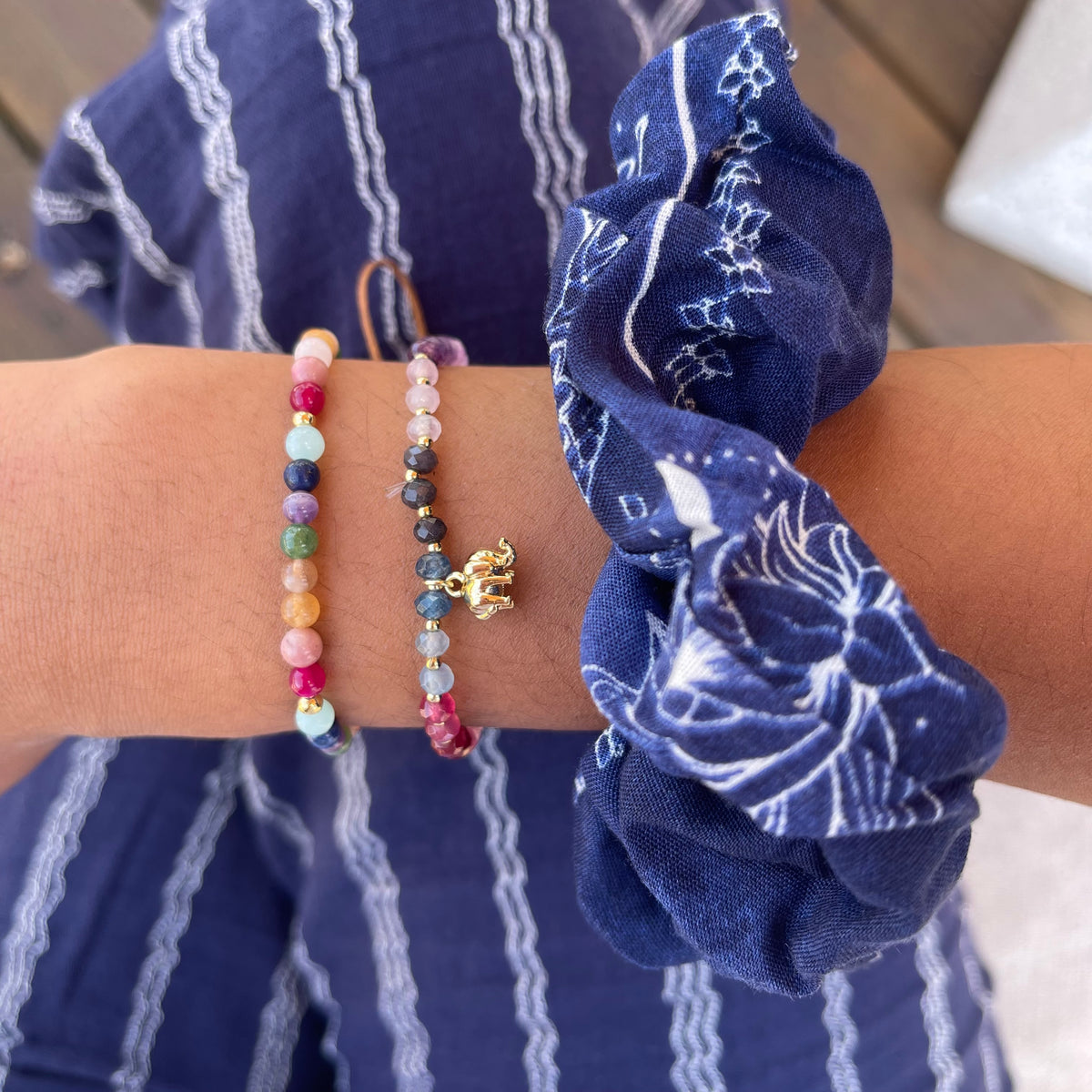 Lotus Moon Scrunchie Pack of 3