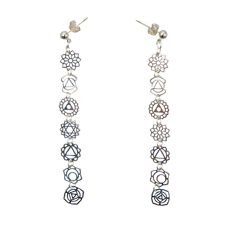 7 Chakras Drop Earrings
