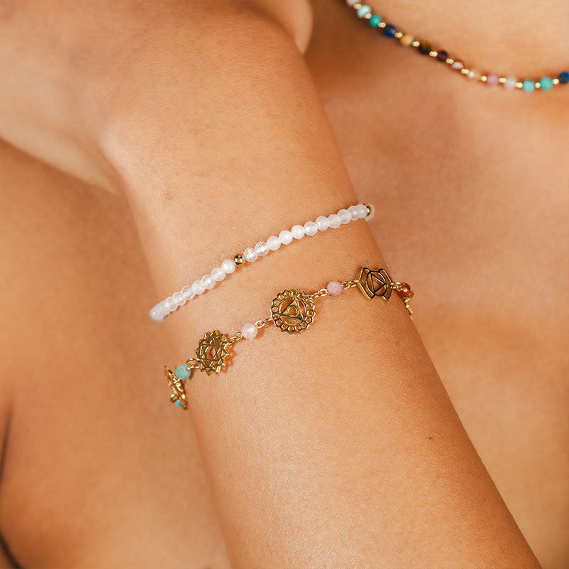 Love 3mm Metal Accent Bracelet