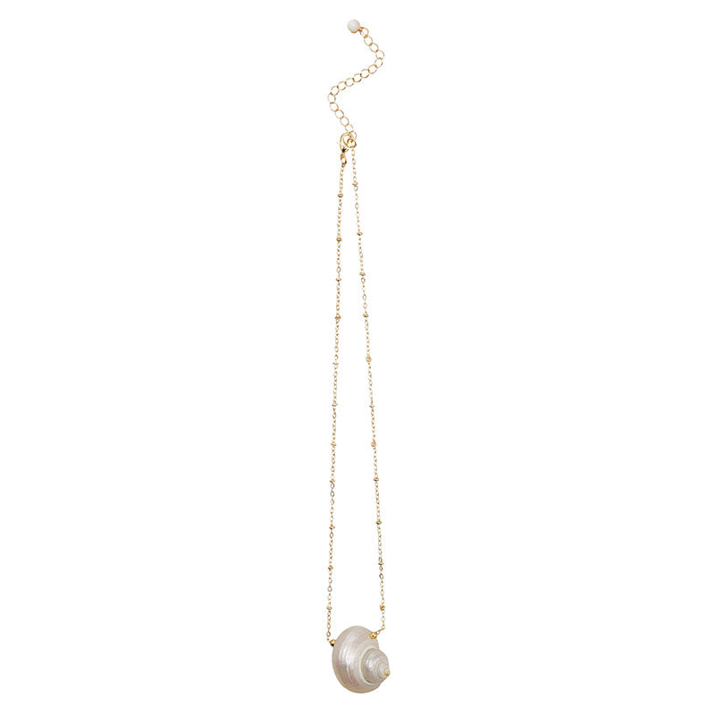 Song of the Sea Gold Shell Necklace
