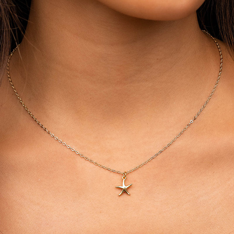 Starfish Charm Necklace