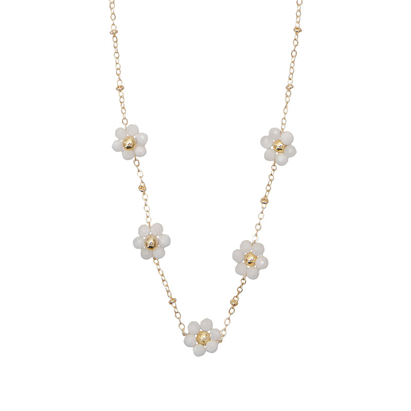 Daisy Necklace Stack