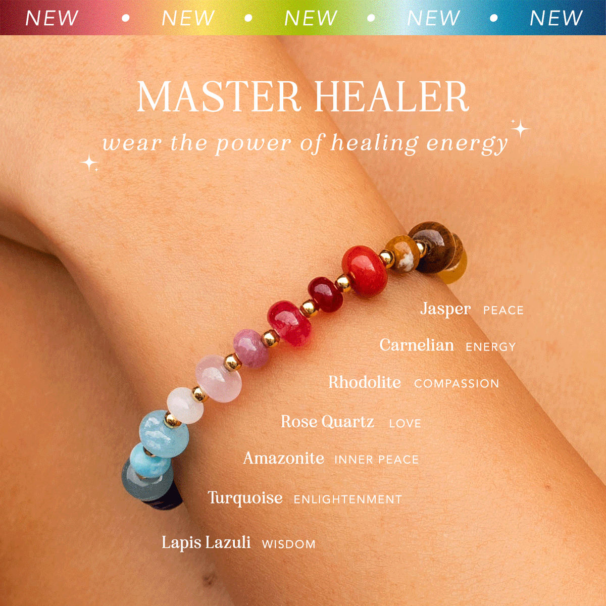 Master Healer Statement Healing Bracelet