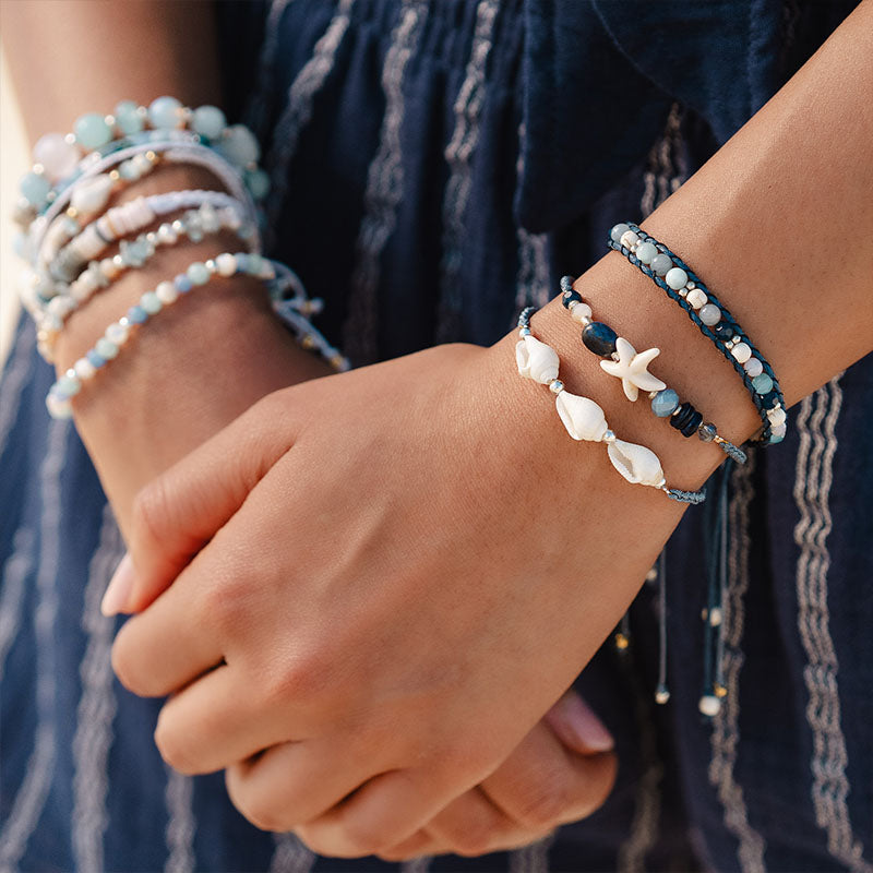 Swell Braided Shell Bracelet