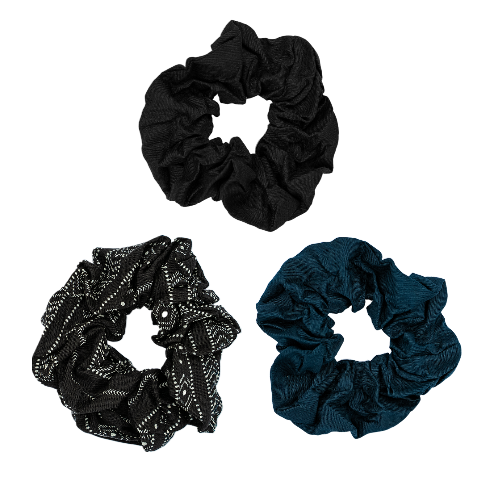 Neutral Scrunchie Pack of 3