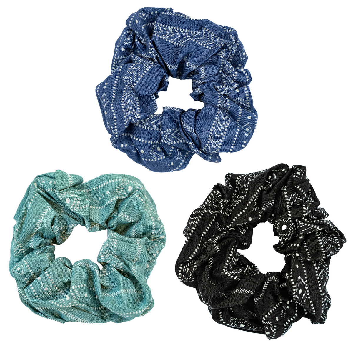 Tribal Scrunchie Pack of 3