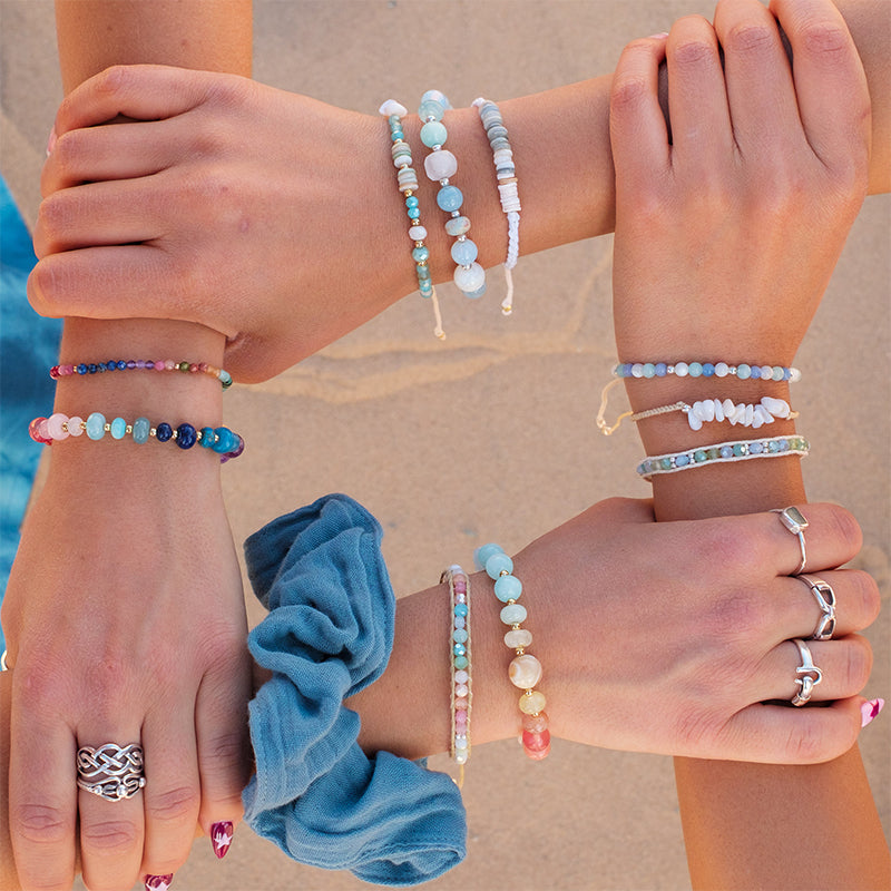 Good Vibes 3mm Metal Accent Bracelet