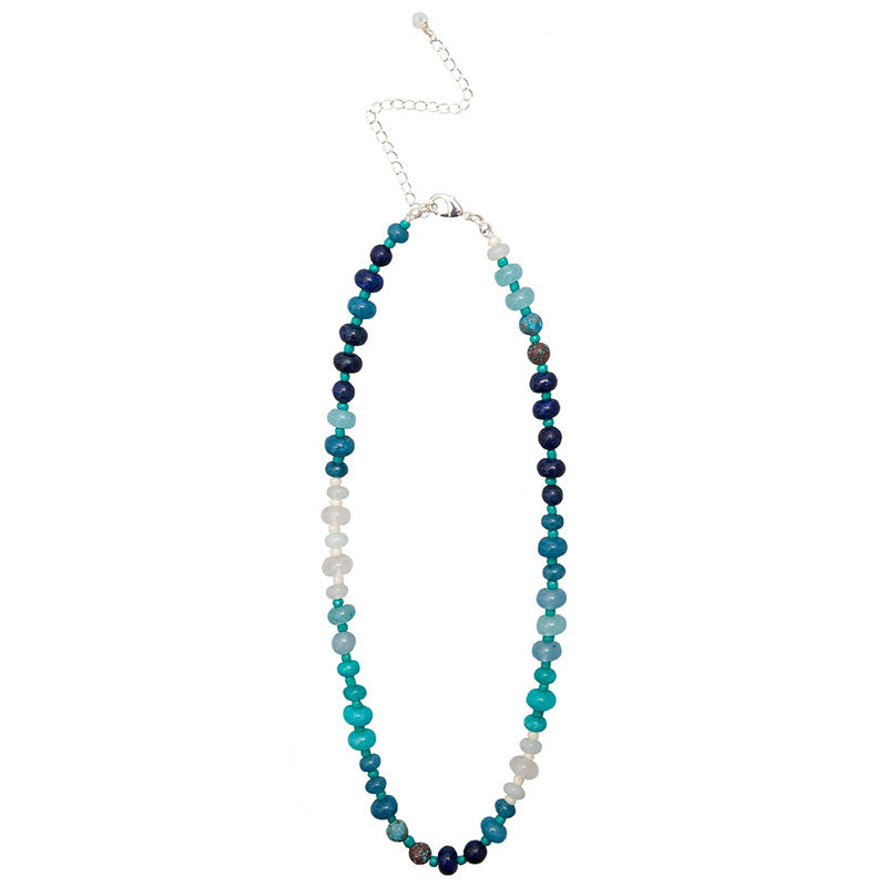 Blue Crush Statement Healing Necklace