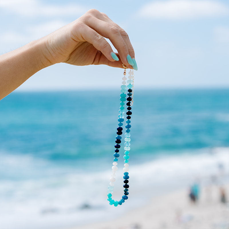 Blue Crush Statement Healing Necklace