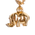 Seashell Charm Necklace--elephant