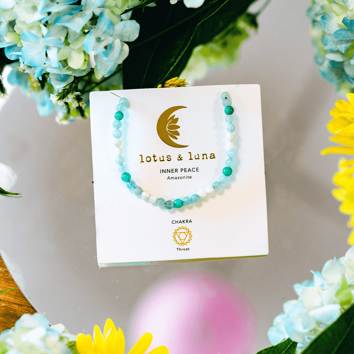 Inner Peace 4mm Healing Necklace - LotusAndLuna