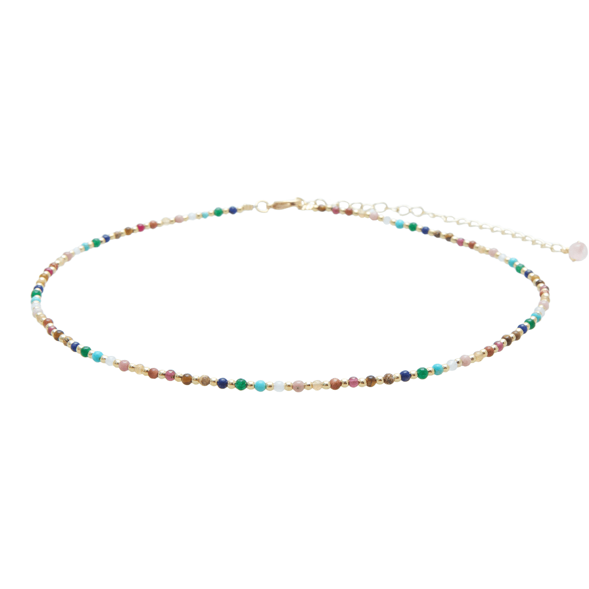 Master Healer 2mm Healing + Circles in the Sand Necklace Stack